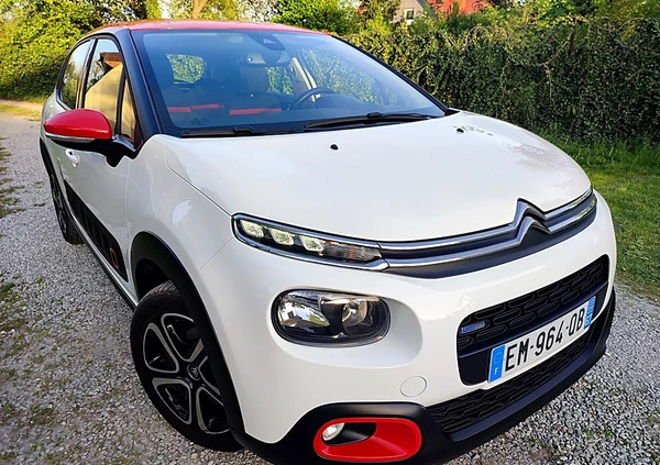 Citroen C3 cena 38900 przebieg: 141000, rok produkcji 2017 z Lubartów małe 466